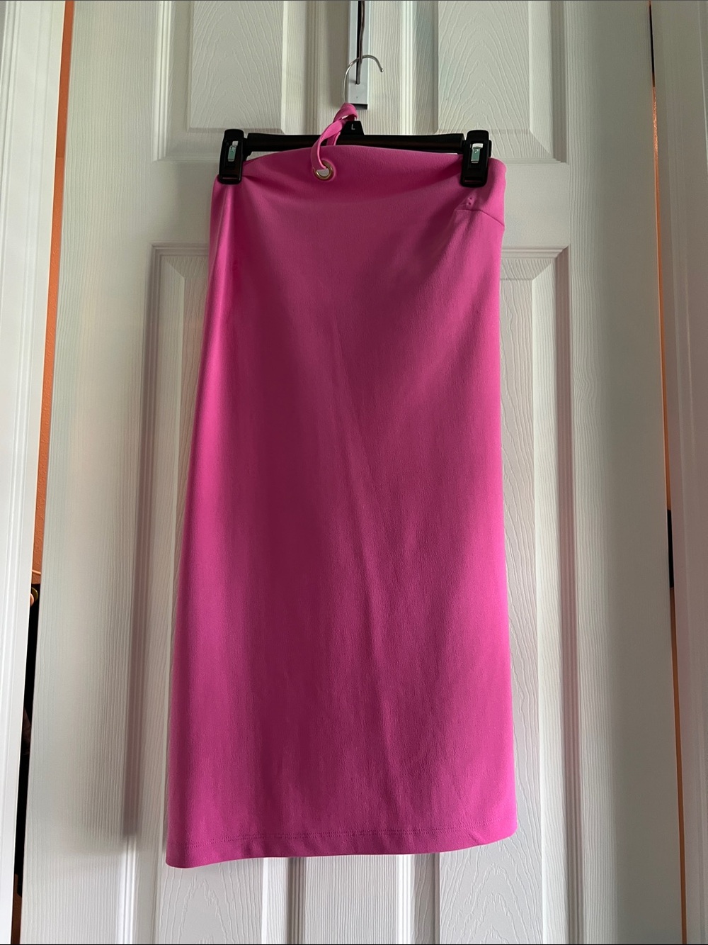 Boston Proper Hot Pink Strapless Mini Pencil Skirt